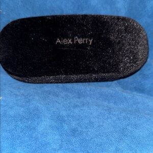 Alex Perry Elegant Black sunglasses case glasses Eyewear Case. Like new